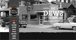 Desktop Screenshot of dewchilliparlor.com